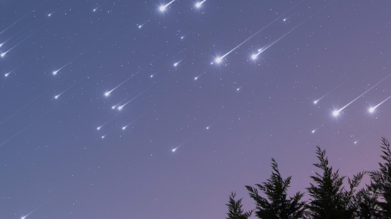 O pico da chuva de meteoros aconteceu na madrugada desta terça-feira (6). - Foto: Pixabay