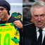 Foto: Reprodução/Instagram/@ronaldinho e @mrancelotti