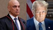 O governo brasileiro prepara uma resposta política caso Trump opte por aplicar sanções contra Moraes. - Fotos: Wiki Commons. Montagem: BNews SP
