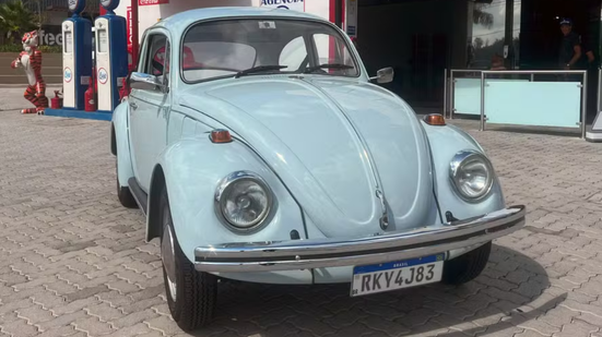 O Fusca automático entrou para o acervo do Museu Dream Car, em São Roque. - Foto: Divulgação/Dream Car