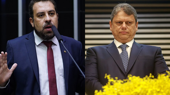 O governador foi um dos principais criticados da manifestação convocada pelo parlamentar. - Fotos: Pablo Valadares/Câmara dos Deputados e Governo do Estado de São Paulo via Wiki Commons