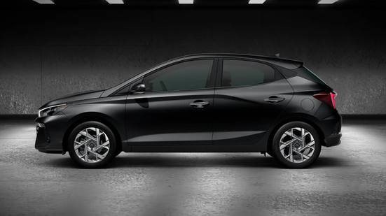 Carros de passeio são os favoritos dos bandidos. - Foto: Divulgação Hyundai
