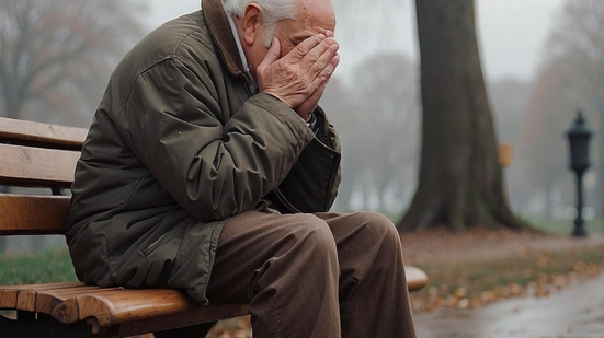 O desequilíbrio emocional é natural com o envelhecimento. - Foto: Feito por IA via Pixabay