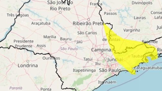 Reprodução/ Inmet