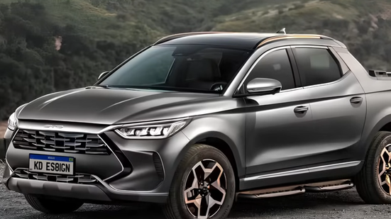 A BYD prepara uma nova picape híbrida para 2026, com produção nacional e proposta voltada ao uso urbano e familiar /  Reprodução Youtube - Reprodução Youtube