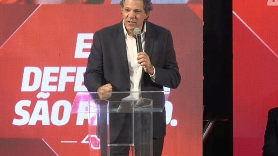 Haddad critica Tarcísio em estreia como pré\u002Dcandidato ao governo de SP\u003B entenda