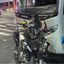 Acidente entre moto e ônibus