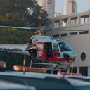 Helicóptero na zona oeste da capital