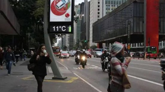Imagem Frente fria: previsão indica baixas temperaturas em São Paulo
