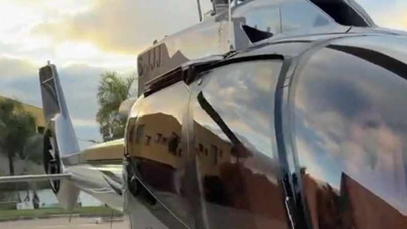 Helicóptero de R$ 25 milhões apreendido em operação contra bets ilegais pode reforçar frota da Polícia Civil