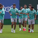 Jogadores do Palmeiras durante treino - Cesar Greco/Palmeiras/by Canon