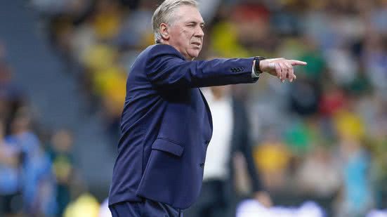 Ancelotti durante o primeiro amistoso contra a Austrália - Foto: Rafael Ribeiro/CBF
