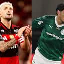 Foto: Adriano Fontes/Flamengo e Cesar Greco/Palmeiras