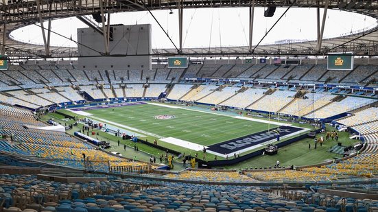 Maracanã é palco de mais um duelo da NFL no Brasil - Foto: Daniel Brasil / Maracanã/X