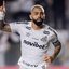 Gabigol durante comemoração de gol pelo Santos - Foto: Raul Baretta/ Santos FC
