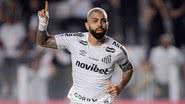 Gabigol durante comemoração de gol pelo Santos - Foto: Raul Baretta/ Santos FC