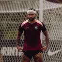 Memphis Depay durante treino no CT Parque São Jorge - Divulgação/Instagram: Memphis Depay
