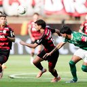 Foto: Adriano Fontes/CRF - Jorge Carrascal, Girgian De Arrascaeta e Gustavo Gómez, alguns dos gringos do Brasileirão