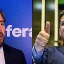 Ex-banqueiro Daniel Vorcaro (à esquerda) e Davi Alcolumbre (à direita) - Foto: Reprodução/Redes Sociais