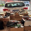 Grupo é preso e PM apreende cerca de 90 mil em produtos de contrabando - Divulgação/Polícia Militar de Piracicaba