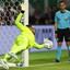 Carlos Miguel em defesa de pênalti durante a semifinal - Foto: Cesar Greco/Palmeiras/by Canon