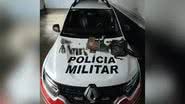 Homem com mais de 40 passagens foi preso - Foto: Divulgação/Polícia Militar