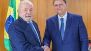 Lula e Tarcísio de Freitas durante encontro - Foto: Ricardo Stuckert