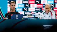 Cristiano Ronaldo e Jorge Jesus durante coletiva valida pela Liga das Nações - Foto: Instgram/Portugal