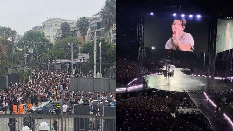 Fãs do BTS enfrentam fila de 1 km e recebem notícia frustrante no primeiro show em SP