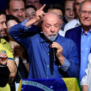 Lula discursando após a vitória no Segundo turno - Foto: Agência Brasil