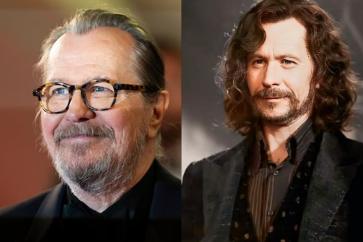 O ator antes e depois. 