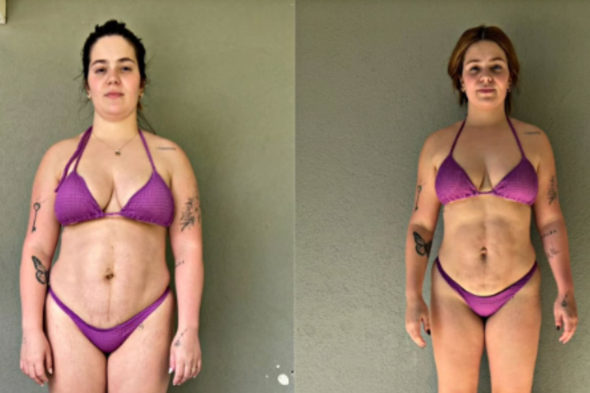 Viih Tube antes e depois de emagrecer. 