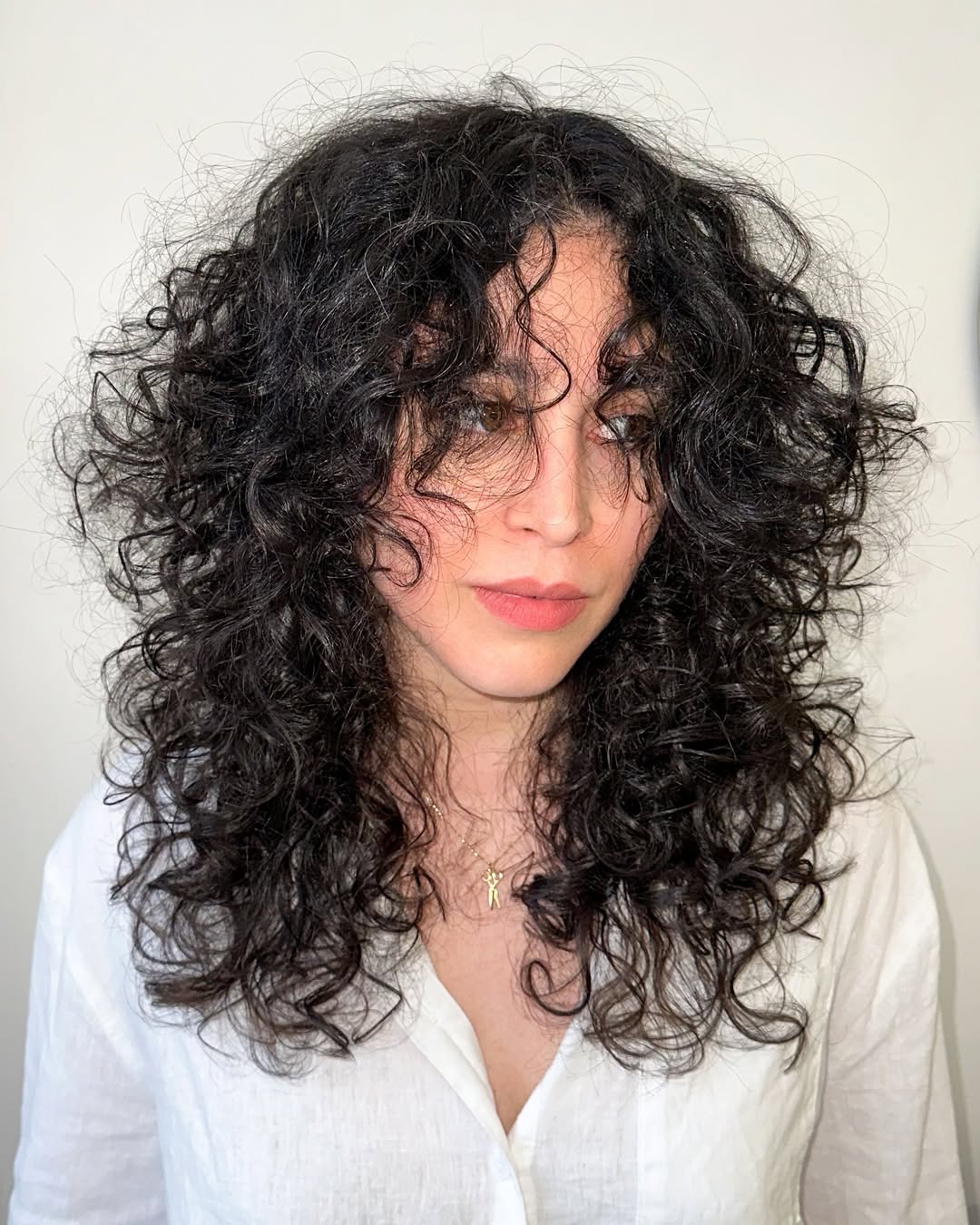 shaggy hair