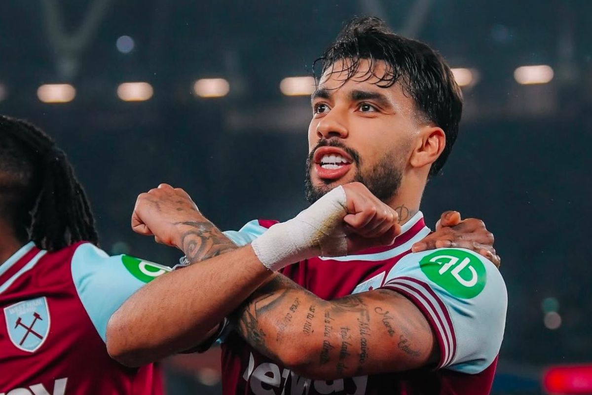 Lucas Paquetá, atualmente no West Ham