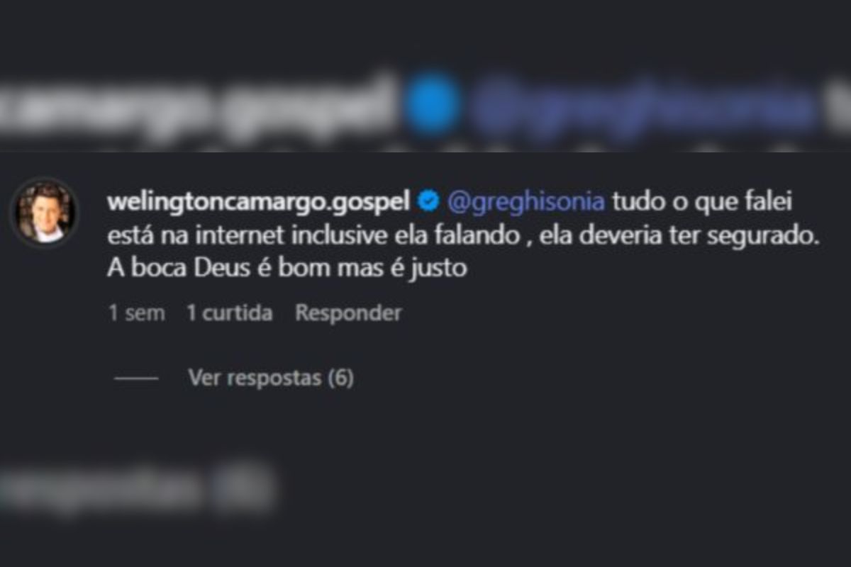 comentário instagram welington camargo