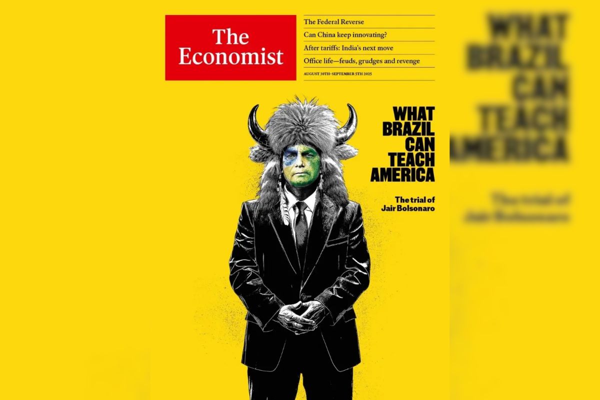 bolsonaro montagem the economist