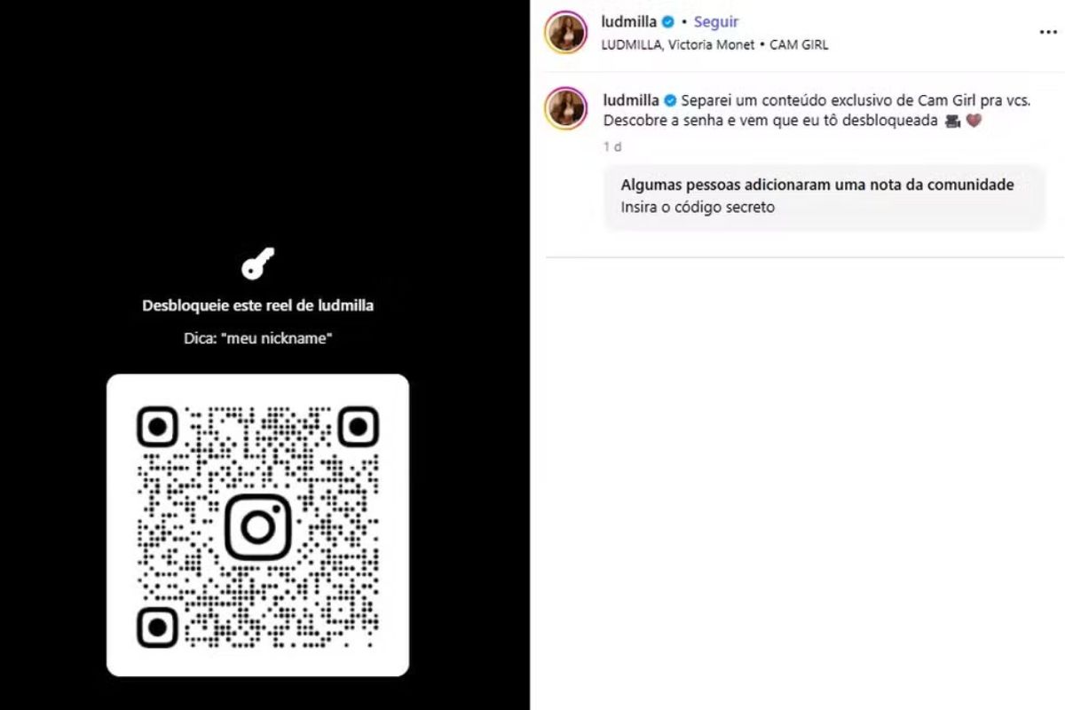 Ludmilla lança novo recurso do Instagram