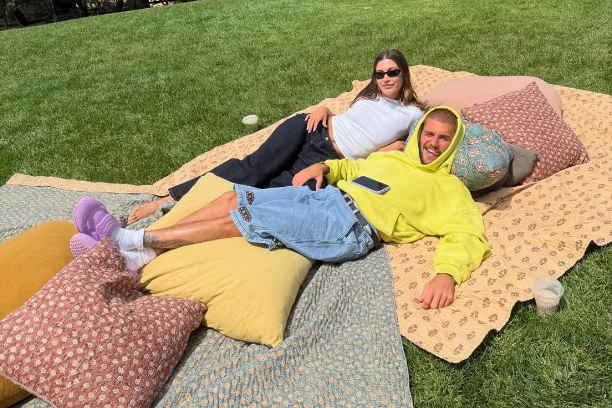 Justin Bieber esteve no Brasil em agosto de 2025, em viagem com a esposa Hailey. Foto: Reprodução Instagram/ @lilbieber.