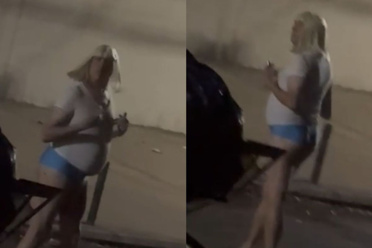 Pastor flagrado usando calcinha e peruca
