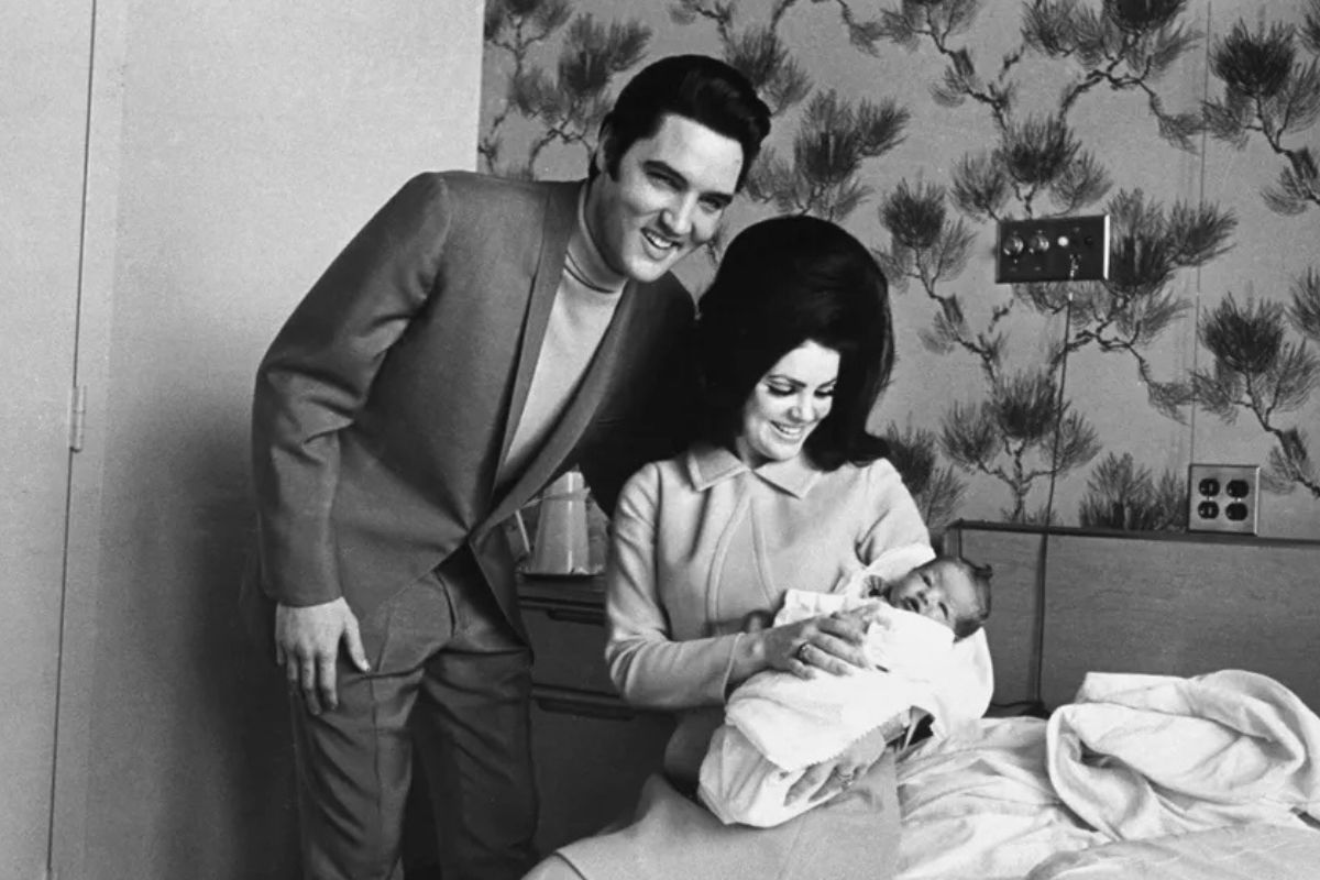 Elvis, Priscilla e Lisa Marie Presley