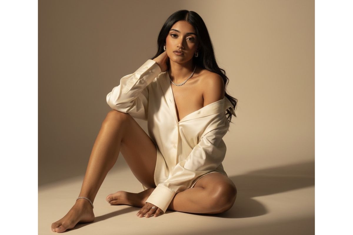 Foto de mulher gerada por Gemini