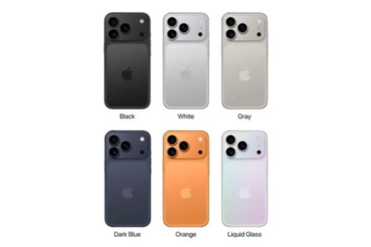 Supostas cores dos novos iPhone 17 Pro e Pro Max