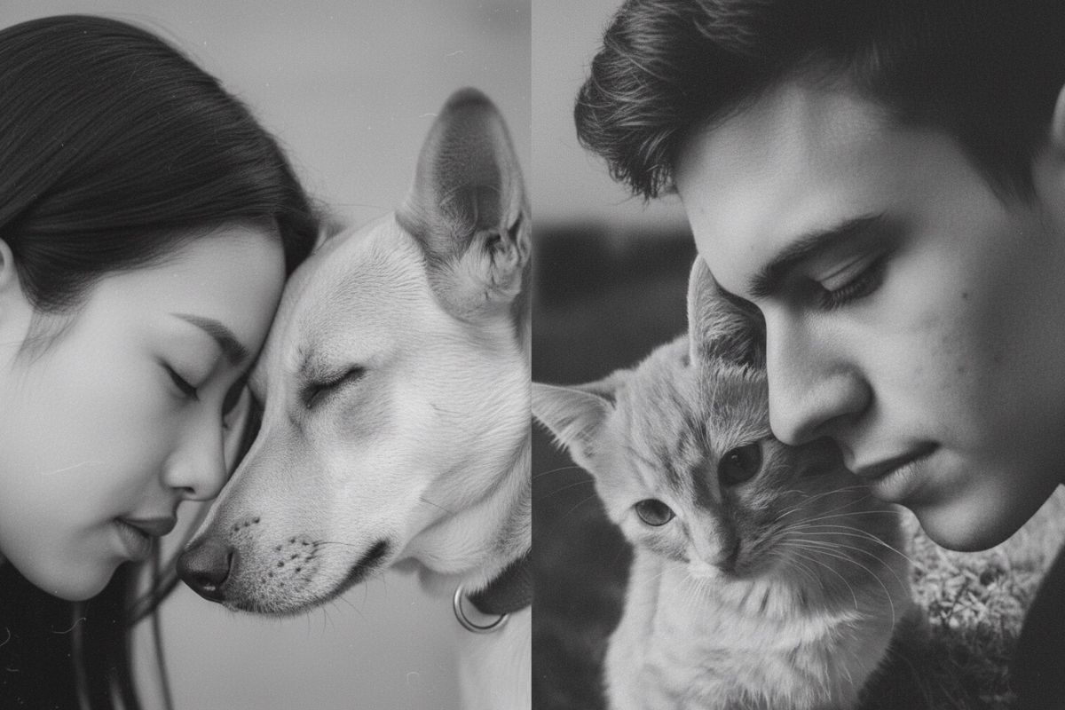 Fotos com pets geradas por IA