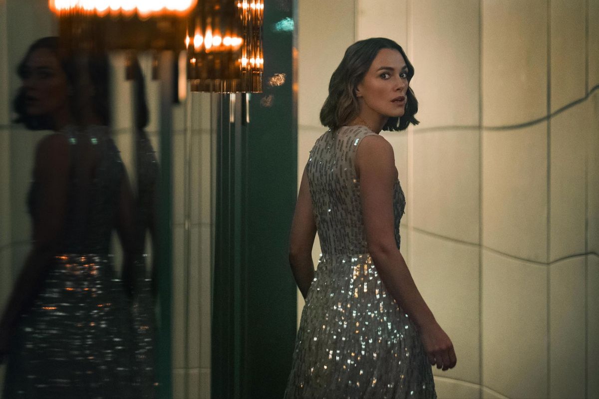 Keira Knightley em A Mulher na Cabine 10