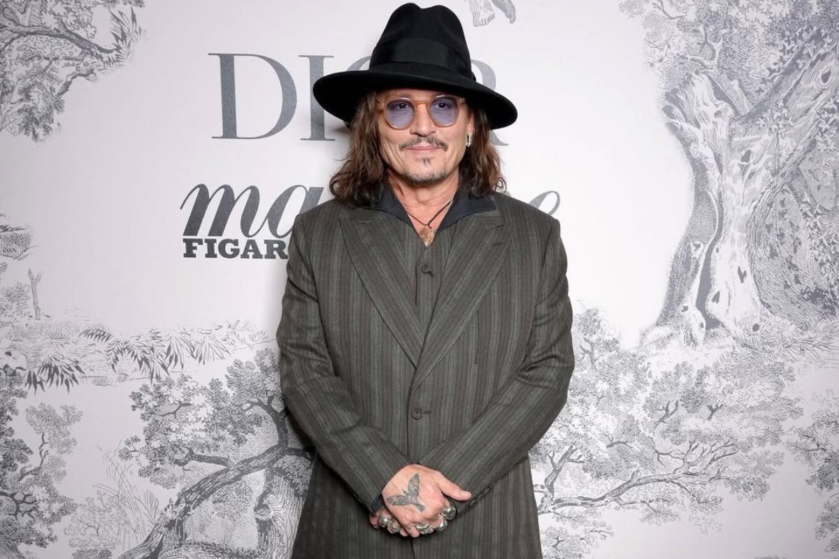 Johnny Depp no Festival de Cannes de 2023, para a estreia do filme francês "Jeanne du Barry – A Favorita do Rei". Foto: Reprodução/Instagram