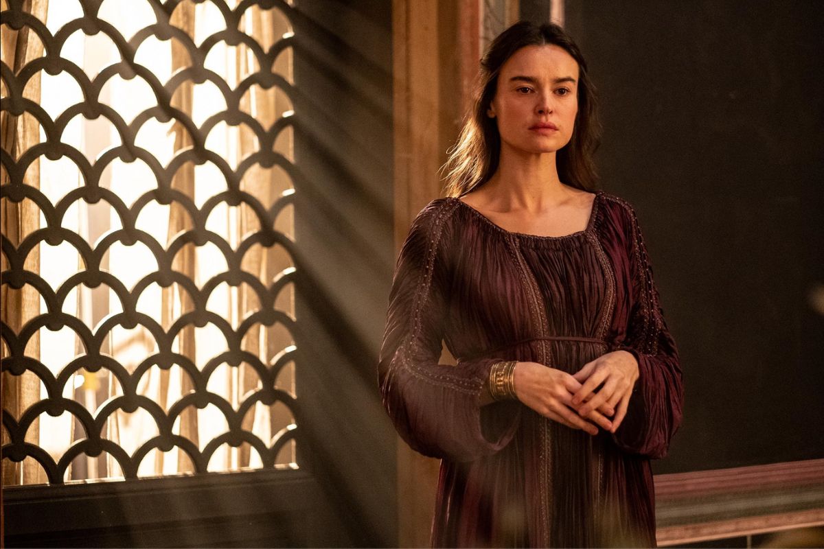 A atriz Kasia Smutniak interpretando Livia Drusilla na série "Domina" (2021-2023). Foto: Reprodução/IMDB.