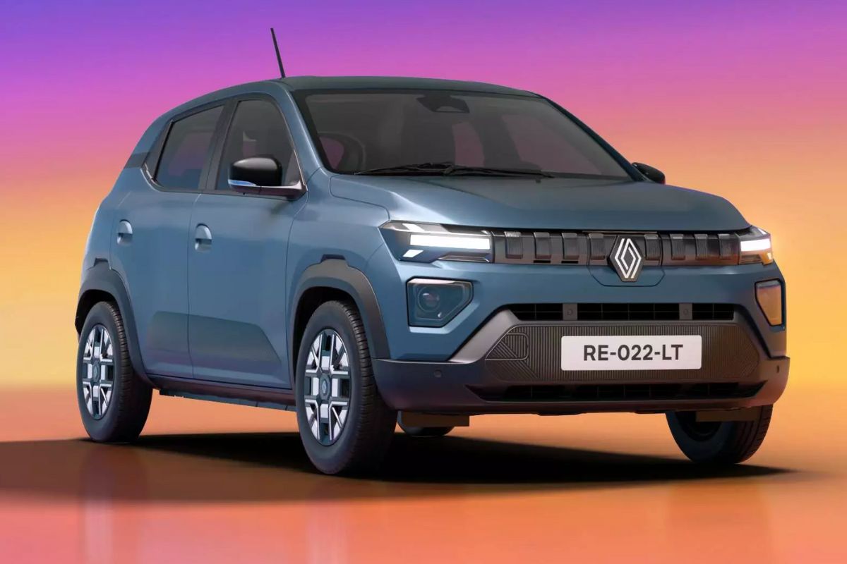 Renault Kwid E-Tech é um dos carros isentos de rodízio em São Paulo. Foto: Divulgação/Renault.