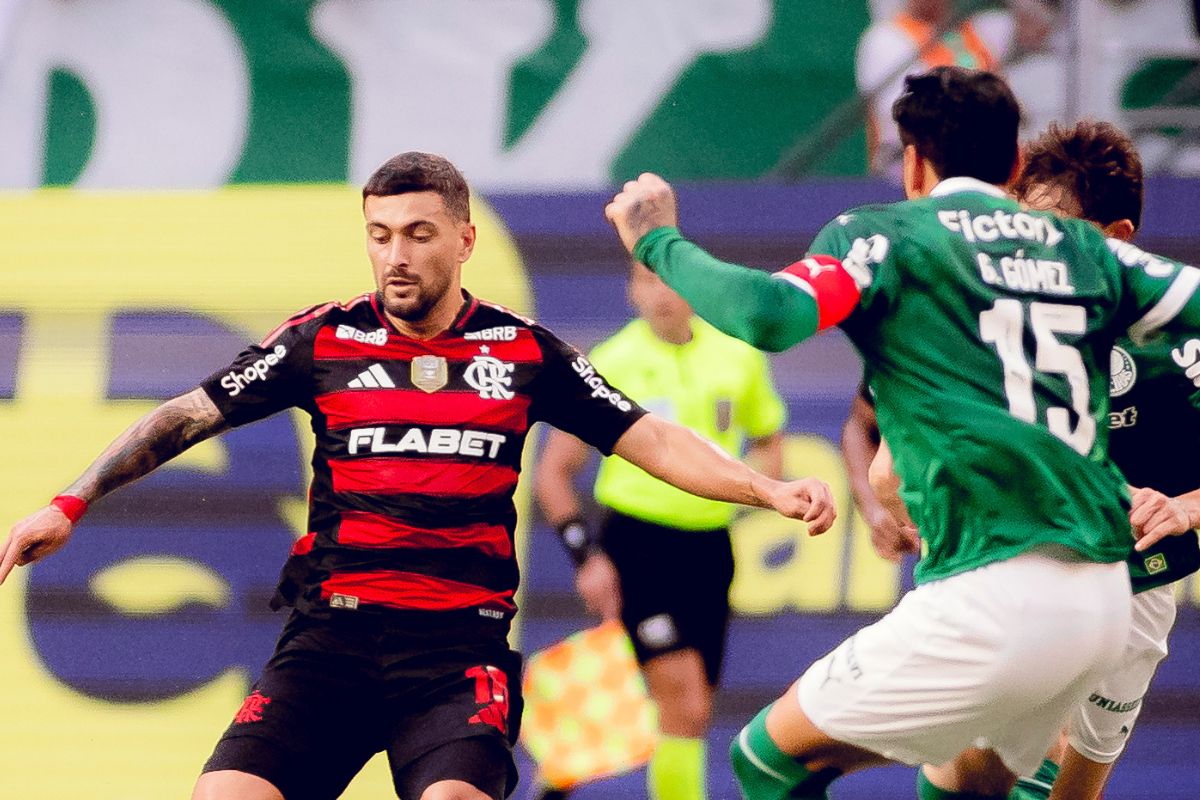 Jogo entre Flamengo e Palmeiras