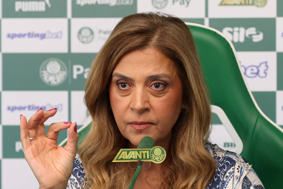 Leila Pereira, presidente do Palmeiras