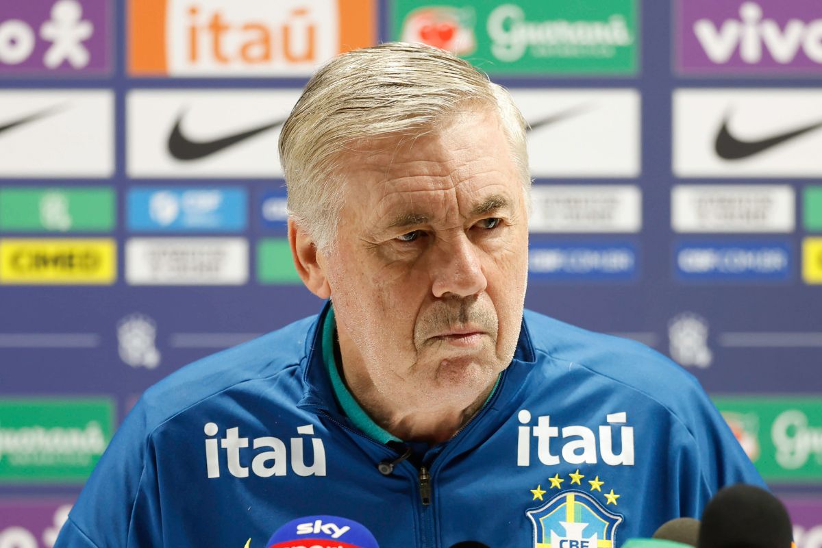 O técnico italiano Carlo Ancelotti vai divulgar a lista de convocados da Seleção Brasileira para os amistosos contra França e Croácia na próxima segunda-feira (16). Foto: Rafael Ribeiro/CBF.